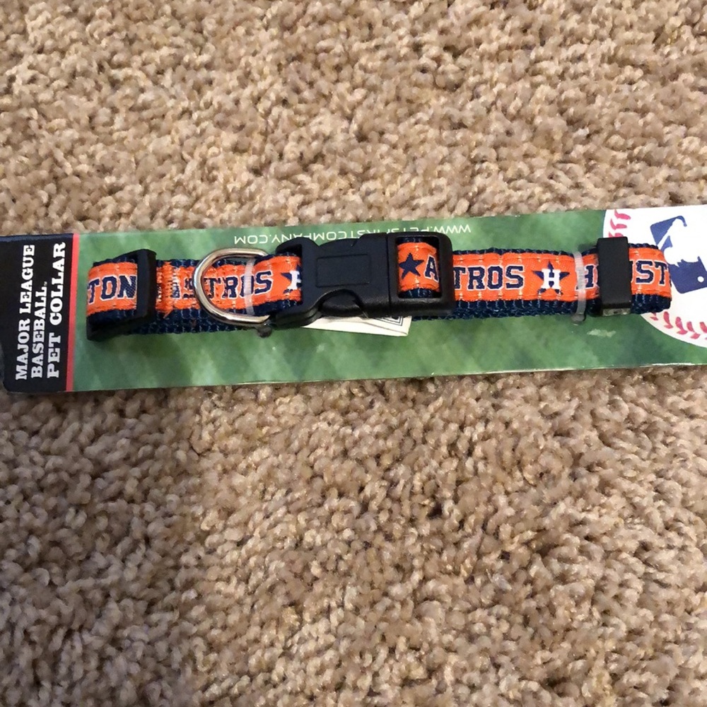 Astros pet collar - Picture 2 of 4